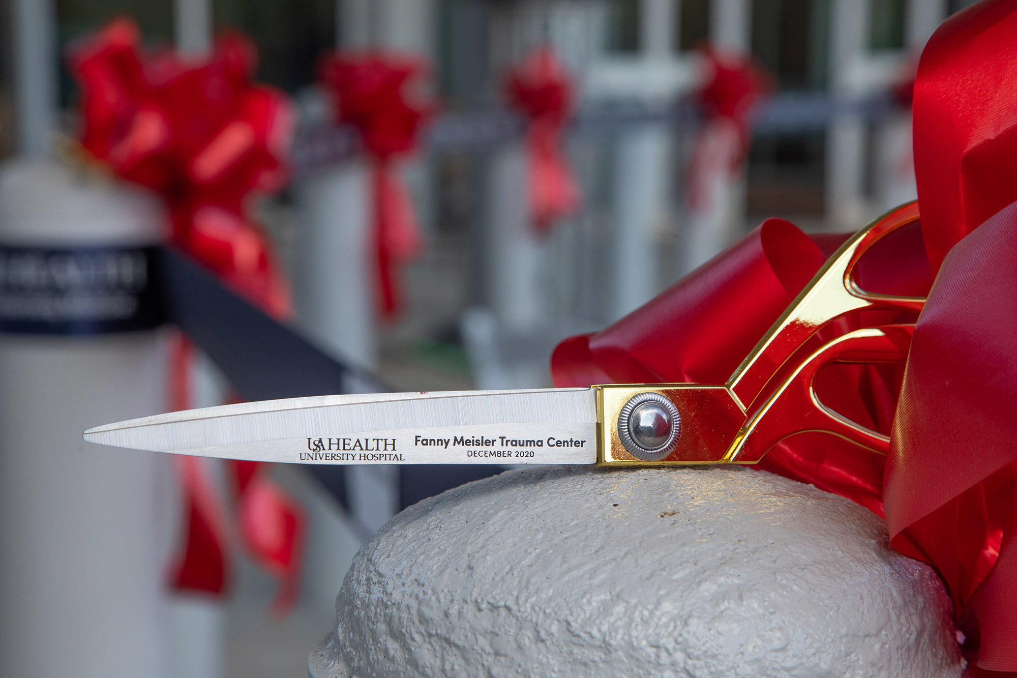 Ribbon cutting for the Fanny Meisler Trauma Center