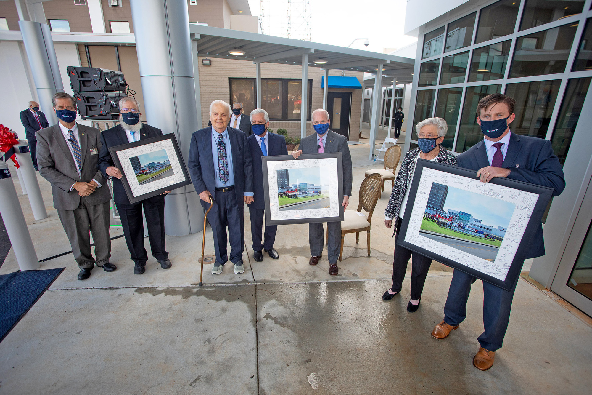 Ribbon cutting for the Fanny Meisler Trauma Center