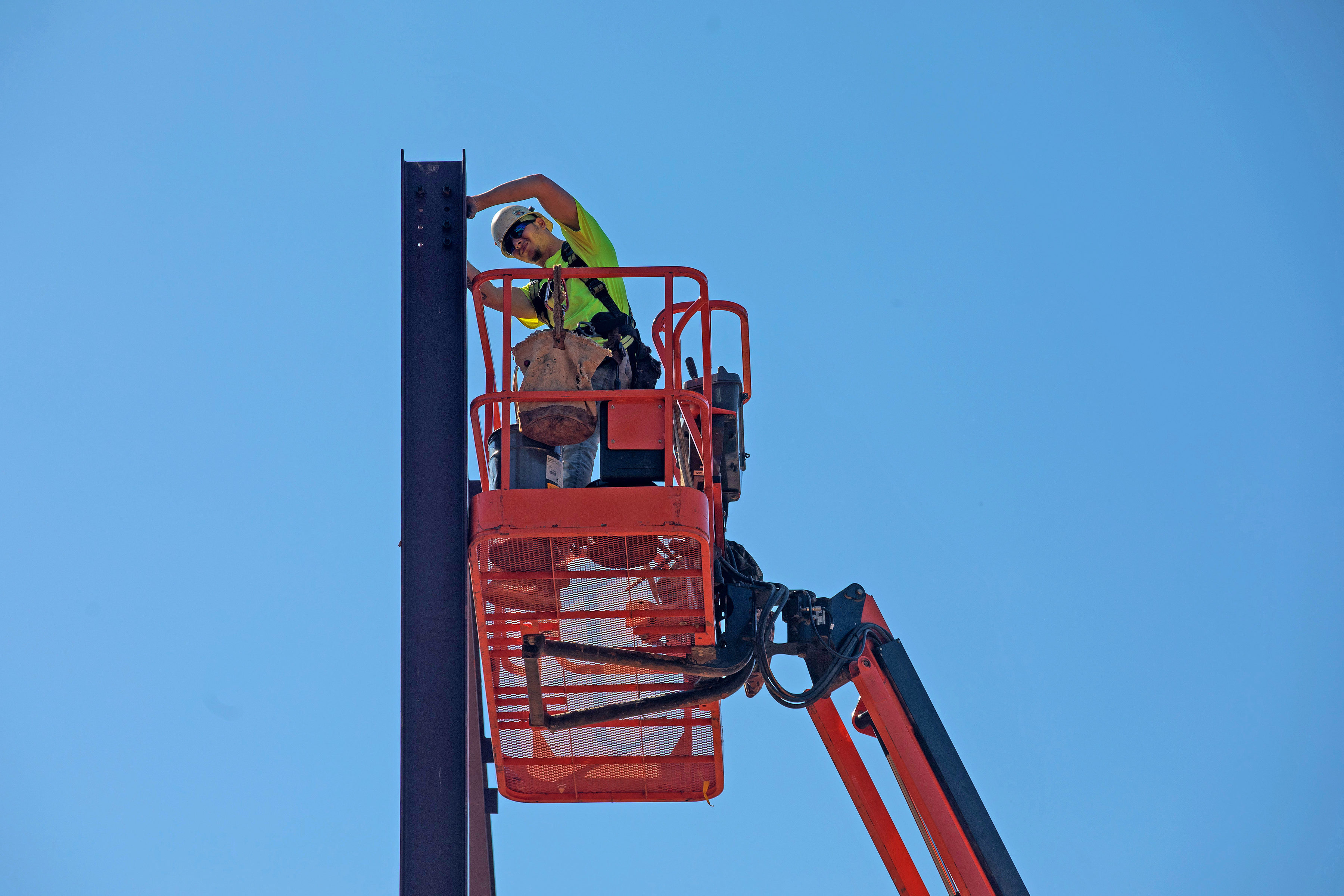 Construction of the physicians’ office building on Hillcrest Road