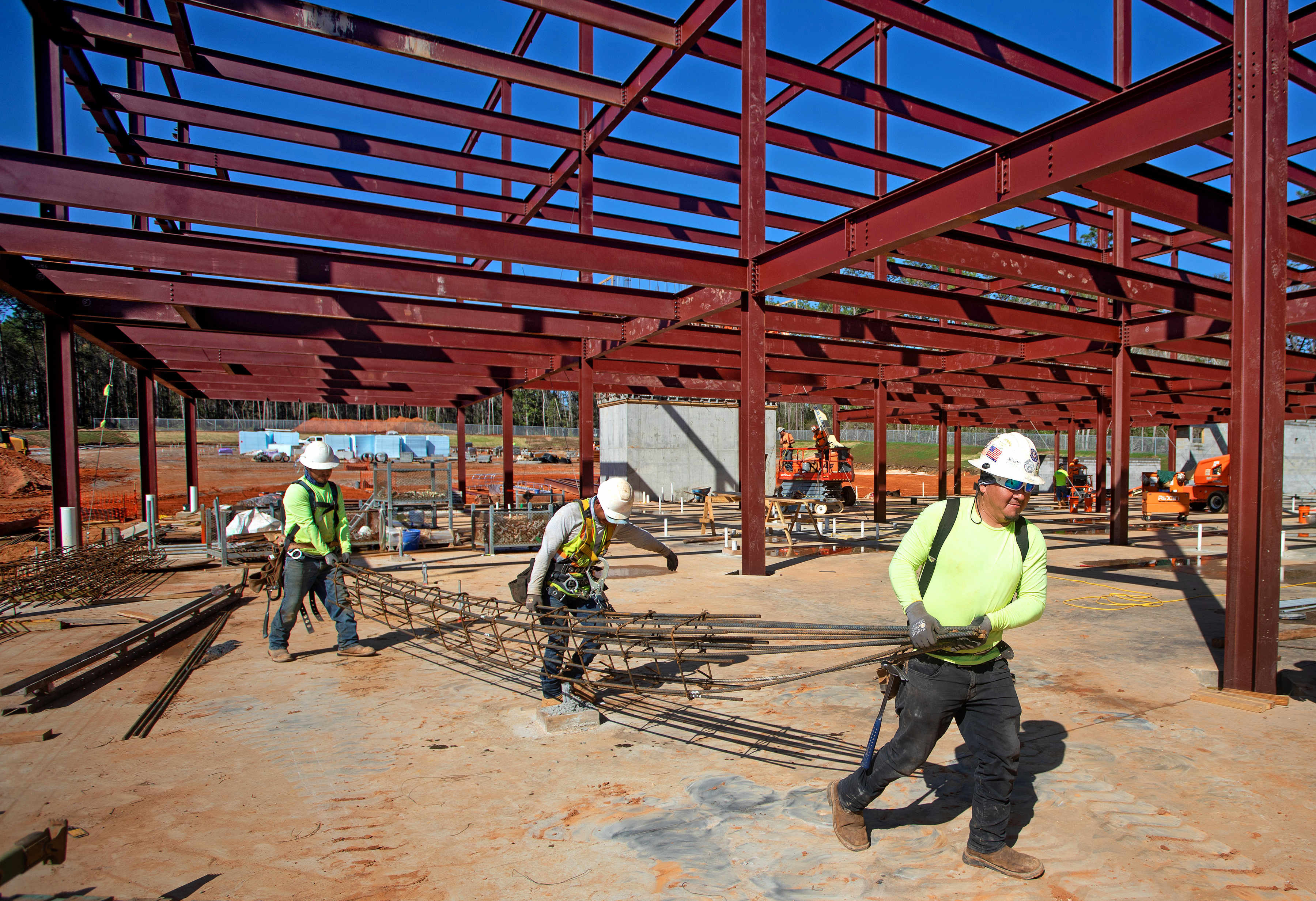Construction of the physicians’ office building on Hillcrest Road