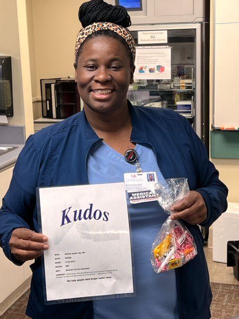 Belinda Austin, medical assistant, Stanton Road Clinic