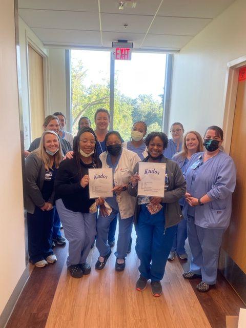 Chasity Wilson, medical assistant, OB-GYN and Ingrid Paul-Nelson, L.P.N., OB-GYN