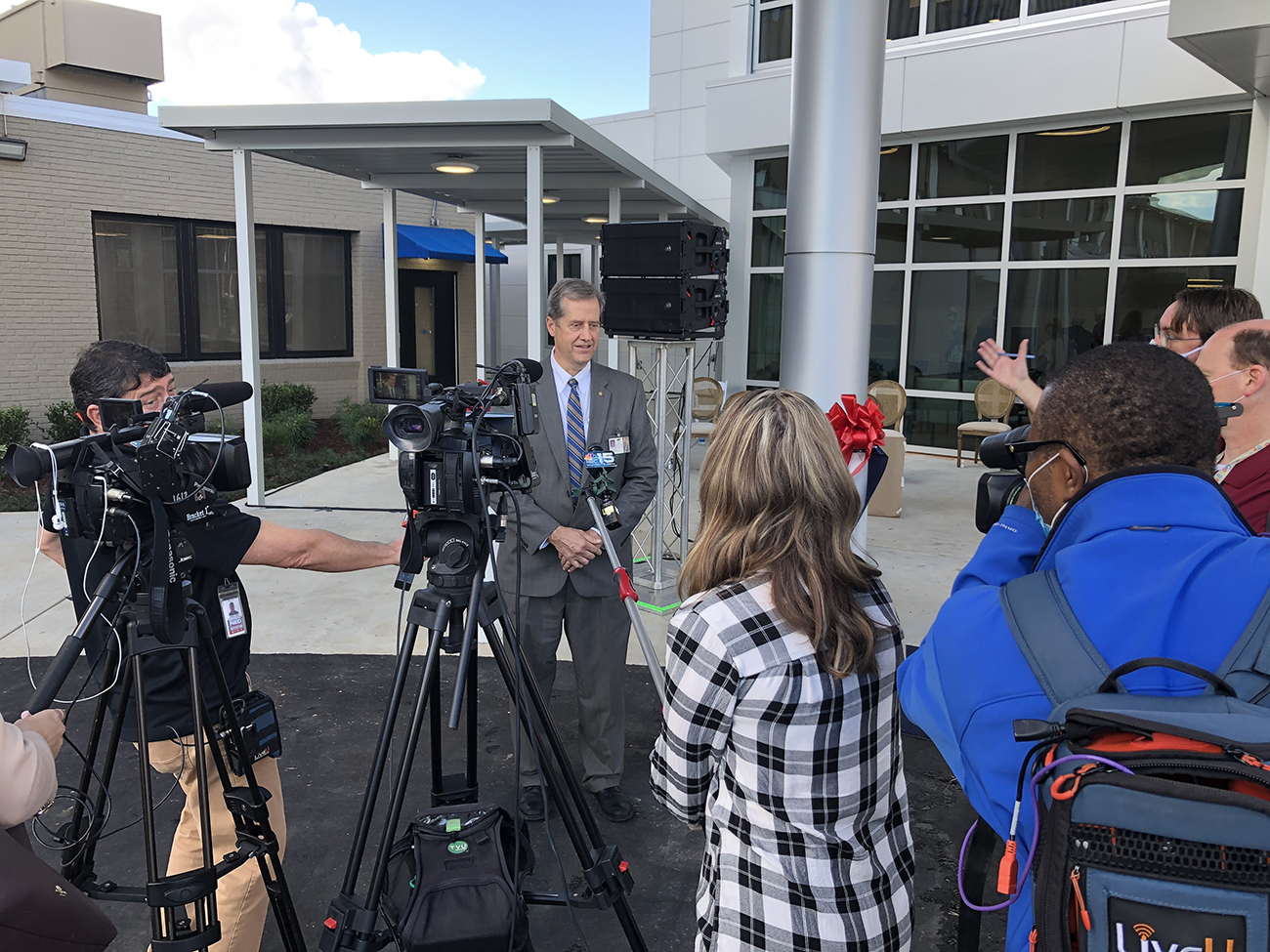 Ribbon cutting for the Fanny Meisler Trauma Center