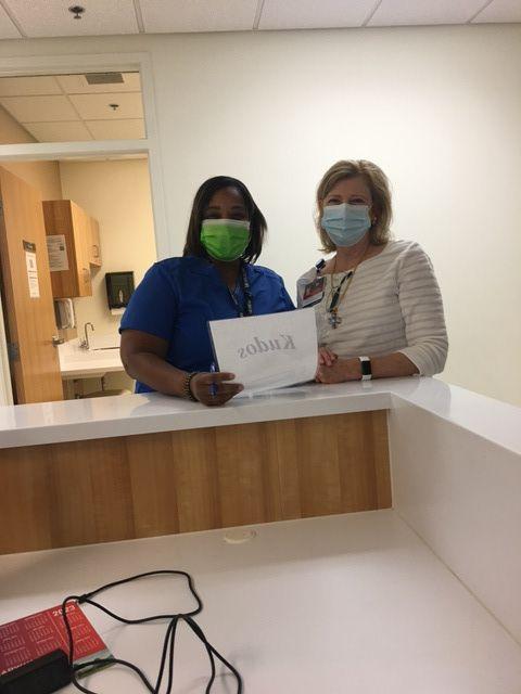Marla Brewer, R.N., clinic supervisor, Neurology