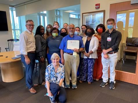 Poche named employee of the month