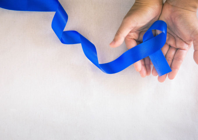 Go Blue Awareness Ribbon