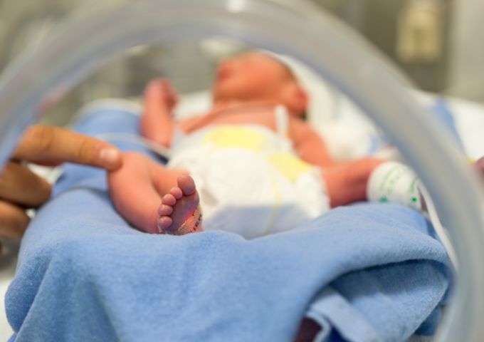 NICU baby feet