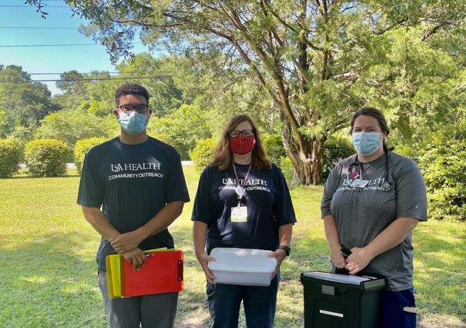 Members of the USA Health Pandemic Response Team