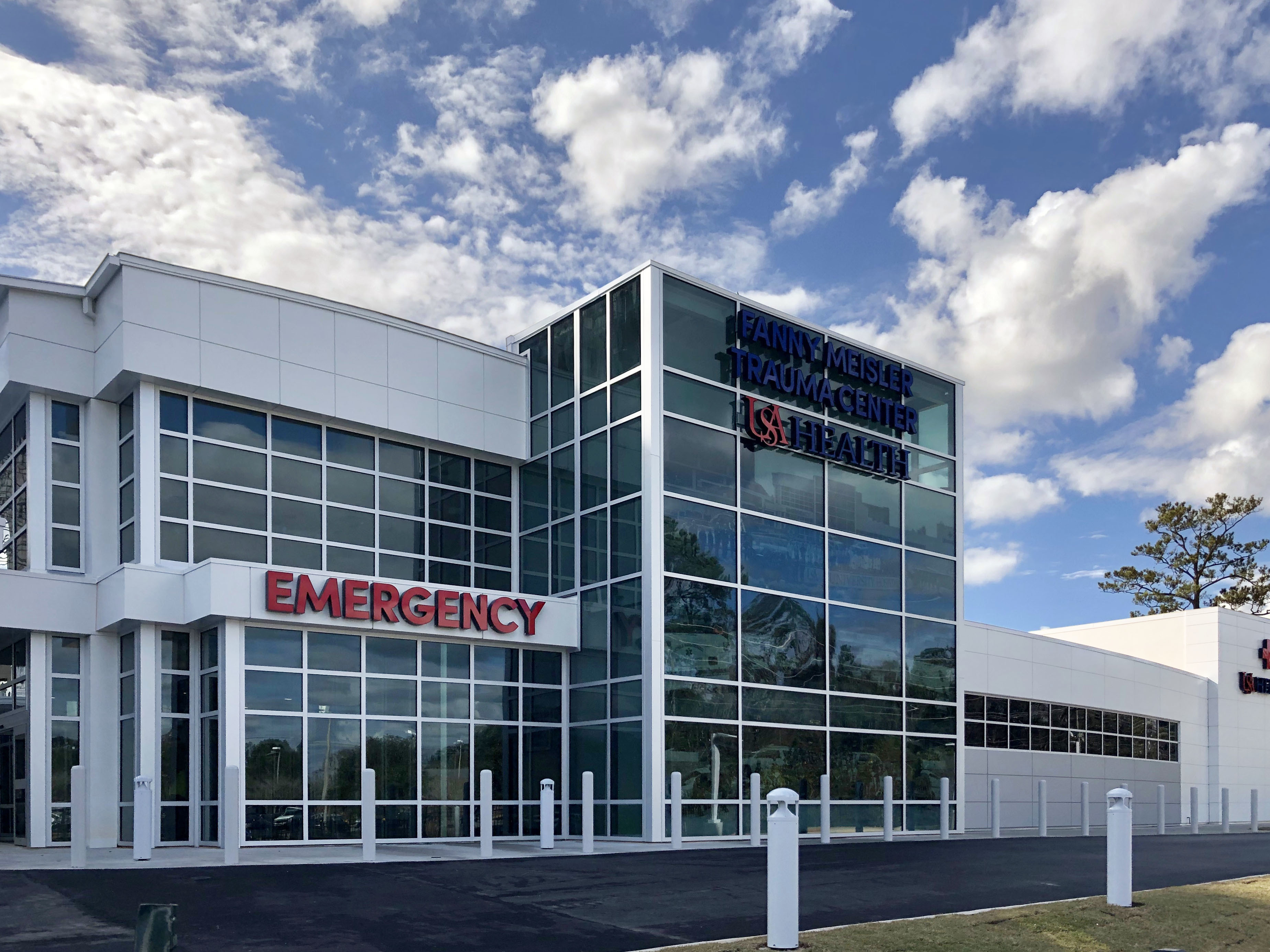 Exterior of the Fanny Meisler Trauma Center