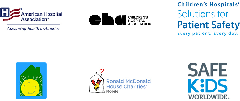 Logos for organizations that Children's & Women's Hospital belongs to or partners with